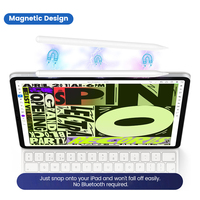 Stylet intelligent universel à écran tactile capacitif en métal, meilleure vente, sans latence, pointe remplaçable de 15 mm, pour tablettes Android, certifié FCC CE