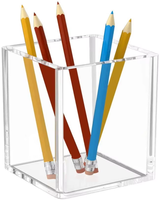Boîte de présentation en acrylique, boîte de présentation pour pinceaux en acrylique, boîte de présentation pour stylos en acrylique, boîte à crayons