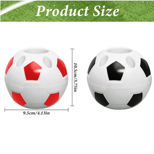 <span class=keywords><strong>Porte</strong></span>-stylo en forme de ballon de football, organisateur de bureau en forme de ballon de football, tasse pour étudiants, décoration de table d'étude, cadeaux promotionnels souvenirs - Product Image 2