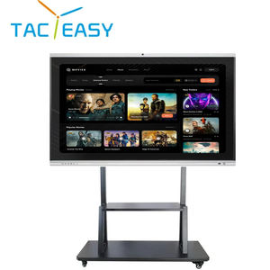 Tableau blanc interactif intelligent Android IFPD de 65/75 pouces avec écran tactile 40 points, téléviseur avec 48 caméras, enseignement éducatif, écran plat - Product Image 2