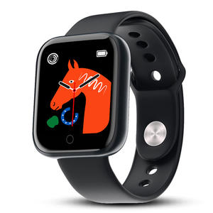 <span class=keywords><strong>Hryfine</strong></span> Y68 D20 montre intelligente rentable en gros sport fréquence cardiaque suivi du sommeil BT appel pour garçons carré TFT Gel de silice - Product Image 4