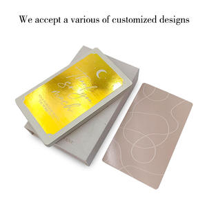 Hochwertige benutzer definierte gedruckte Selbst liebe inspirierende Zitate Bestätigung karte Exquisite Gold gestempelt Fabrik preis zum Spielen - Product Image 4