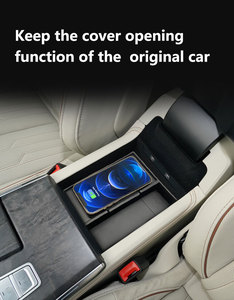 Para Audi A6L/A7 2019-2024, cargador inalámbrico Qi para coche, adaptador de placa de carga rápida para teléfono móvil, modificación Interior, piezas de automóviles - Product Image 3