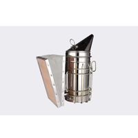 Fumeur de ruche en acier inoxydable avec bouclier thermique équipement de ruche pour apiculteur