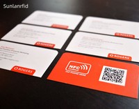Échantillons Gratuits Carte NFC vierge 213 RFID 13,56 MHz Carte Imprimée Étanche pour Carte de Visite avec Contrôle d'Accès et Paiement