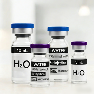 Étiquettes personnalisées imprimées pour flacons de peptides, autocollantes, imperméables, pour usage en <span class=keywords><strong>laboratoire</strong></span>, cosmétique et pharmaceutique - Product Image 2