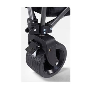 Chariot de camping pliable, chariot utilitaire tout-terrain à 4 roues robuste avec barre de remorquage - Product Image 4