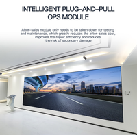 Layar Video Wall LCD Indoor OEM Komersial 46/49/55/65 Inci dengan SDK, Panel Grade A+ 1 Tahun Garansi untuk Ruang Konferensi dan Retail