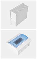 Boîte de distribution électrique industrielle portable transparente étanche série JOHNN SHPN 9 voies 450V 220A 20 prises
