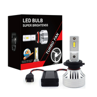 Haute Lumen 55W 10000LM X9S H7 Canbus LED Phare Ampoule H3 H11 H8 9005 9006 880/881Car LED Head Light Avec Ventilateur