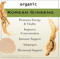 Capsules de Panax Ginseng et de Maca - Non destiné aux femmes enceintes - Soutien énergétique et immunitaire - 2 capsules par portion - 60 unités