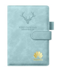 Biểu tượng tùy chỉnh máy tính xách tay A5 Kích thước da Bìa chủ đề may ràng buộc <span class=keywords><strong>notbook</strong></span> cho cuộc họp hồ sơ - Product Image 5