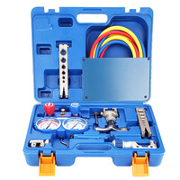 Kit d'outils de réfrigération R410A, ensemble de manomètres doubles VMG-2-R410A-B, manuel, 44x32x32cm, 13kg, outil pour climatiseur