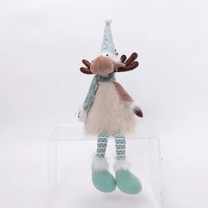 Figurine de cerf en fourrure douce et festive avec lumières LED, 61 cm, décoration de table pour fêtes de Noël en intérieur - Product Image 1