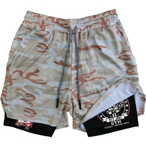 Yujiro <span class=keywords><strong>Baki</strong></span> <span class=keywords><strong>Hanma</strong></span> Pantalones cortos de gimnasio informales para hombre 2 en 1 Pantalones cortos de secado rápido de dos pisos para Fitness Run 13 colores para el verano - Product Image 6