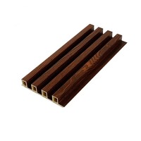 -Nano feuille 3d latte isolée bois intérieur pvc décorer wpc panneaux muraux murs plaque de cristal de carbone