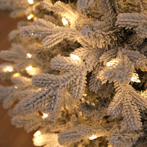 Encrypted PE Hybrid Flocking Artificial Christmas <b>Tree</b> Lights Built-in Dual-Color Warm White <b>LED</b> Lights Eco-Friendly Home Luxury - Product Image 5