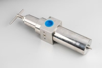 Vanne de régulation de pression haute pression en acier inoxydable XDX 316 SR/SFR/QTYH-08/15/25/40 ; Vanne de réduction filtrée 4 MPa