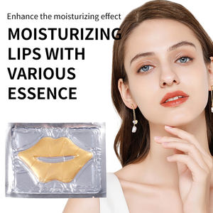 Mascarilla Labial de Hidrogel con Péptidos para el Cuidado de los Labios, Blanqueadora, de Marca Privada, con Aloe Vera, Colágeno y Ácido Hialurónico, 24 Quilates de Oro - Product Image 5