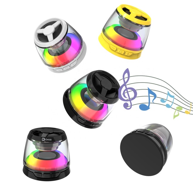 Portable Hi Fi Speakers Outdoor Party Rechargeable Wireless Speaker with RGB Atmosphere Lamp Phone Magnetic Wireless Charger