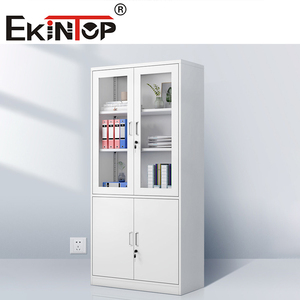 Ekintop Armoire <span class=keywords><strong>de</strong></span> <span class=keywords><strong>rangement</strong></span> <span class=keywords><strong>de</strong></span> bureau en métal pour <span class=keywords><strong>garage</strong></span> Armoire <span class=keywords><strong>de</strong></span> classement en acier Armoire en métal à 4 portes - Product Image 2