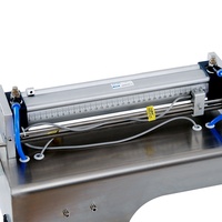 Machine de remplissage semi-automatique à piston pour confiture, sauce salade, crème, sauce aux haricots, pâte, tomate, miel, beurre de cacahuète, ketchup
