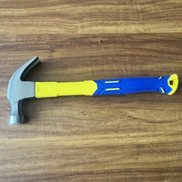 Outil de dénudage de câbles OEM de haute qualité avec poignée en fibre de verre 45 #   Tête de marteau à griffes en acier pour le bricolage, le travail du bois et la construction