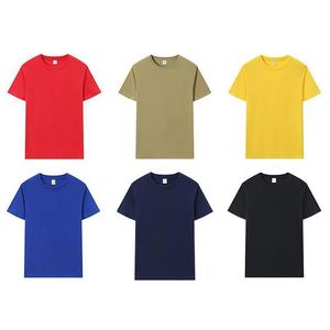 T-shirt personnalisé en coton 100% premium, respirant, imprimé à l'écran, col côtelé anti-déformation, vêtements d'entreprise personnalisés - Product Image 4