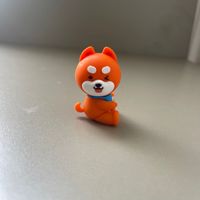 Wasserdichte Hitzebeständige Cartoon 3D Hundeförmige Weiche PVC-Puppe für Werbegeschenke