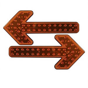 ไฟ LED ความเข้มสูง แบบปริซึม สะท้อนแสง พร้อมไฟแฟลชคู่ รูปทรงลูกศร วัสดุ ABS ติดตั้งง่าย พกพาสะดวก สำหรับกรณีรถเสีย - Product Image 2