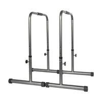 Barres parallèles de gymnastique à domicile personnalisées à 4 niveaux réglables en hauteur Barres d'immersion multifonctions en tube métallique Construction en acier