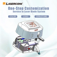 Machine d'épilation au laser Nd Yag à 3 longueurs d'onde portable de 15 kg