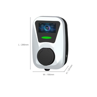 Station de recharge murale pour véhicule électrique EV, mode OEM 3, 16A, 3 phases, 11KW
