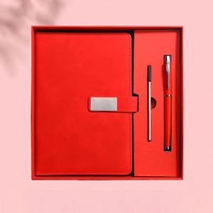 Ensemble de carnet de notes A5 élégant et luxueux X418 avec couverture en cuir PU durable, ensemble de carnet de notes de bureau, recharge de stylo, carnet de notes durable, cadeau - Product Image 1