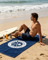 Best-selling Luxury 100% Cotton Custom Printed Antibacterial Absorbent Sand-proof High-quality Beach Towel