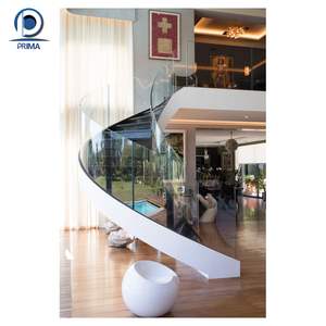 Escaleras curvadas arquitectónicas Iluminación LED y principios de ingeniería estructural - Product Image 4