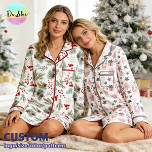 Ensembles de vêtements de nuit en bambou pour femmes grandes tailles, prêts à être expédiés, robes de nuit, produits pour pyjamas - Product Image 3