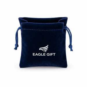Bolsa de Tela de Terciopelo de Lujo, Bolsa con Cordón de Microfibra Color Caqui de Alta Calidad - Product Image 1
