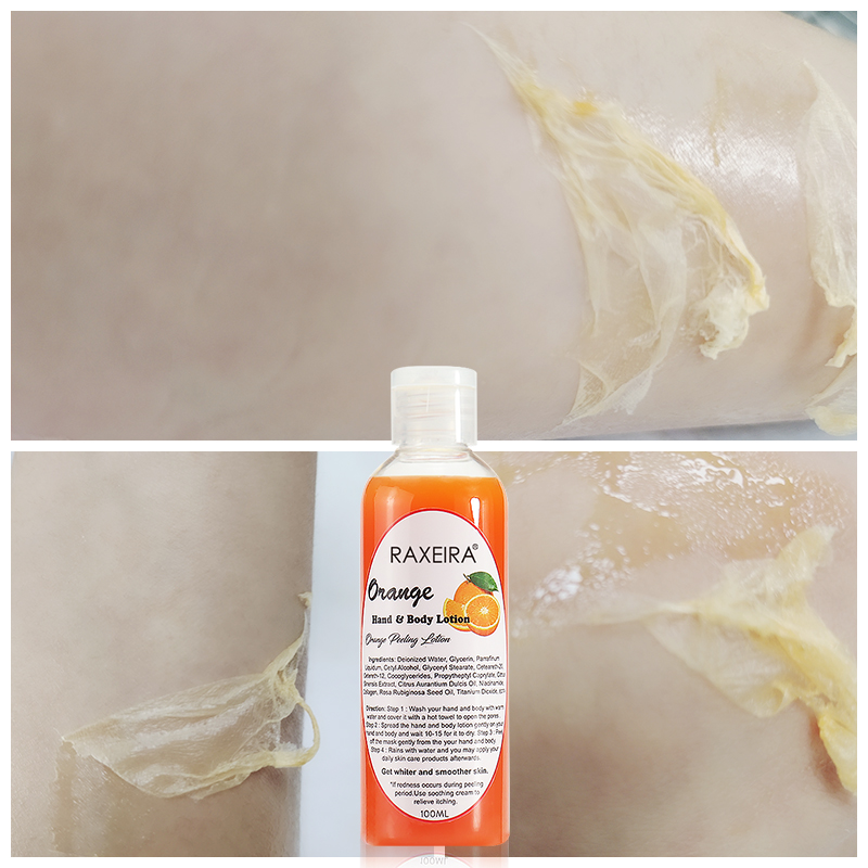 Wholesale Whitening Organic Body Lotion Orange Extra Strength Whitening Orange Peeling Lotion 100ML