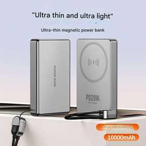 Station d'alimentation ultra-fine en plastique ABS haute capacité, nouveau chargeur rapide sans fil Type-C, <span class=keywords><strong>batterie</strong></span> de secours magnétique pour <span class=keywords><strong>iPhone</strong></span> 15 14 13 - Product Image 2