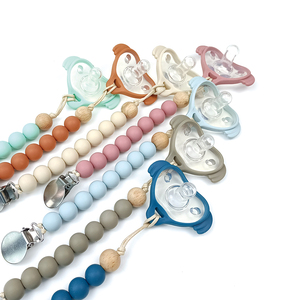 Sucette apaisante pour le sevrage des tout-petits, tétine de dentition pour bébé en silicone de qualité alimentaire, sucette <span class=keywords><strong>incassable</strong></span> pour nourrissons - Product Image 4