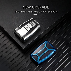 Accessoires automobiles Amazon Hot, porte-clés de voiture en TPU pour <span class=keywords><strong>Toyota</strong></span> Camry 2017 2018 CHR Prius <span class=keywords><strong>Corolla</strong></span> RAV4, design mécanique, étui de protection pour clé - Product Image 3