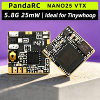 Émetteur vidéo FPV PandaRC Nano25 25mW 5.8G VTX 40CH, taille mini, pour drone de course FPV Tinywhoop Micro