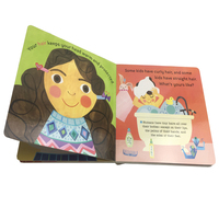 Libro educativo personalizable para niños en edad preescolar, imagen de cartón, libros de historia árabe, impresión, libro para colorear