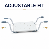 Silla de Baño de Aluminio SimplyWalk L-605E, Asiento de Transferencia para Bañera de 100 kg con Servicio de Proyecto para Proveedores de Baños Accesibles