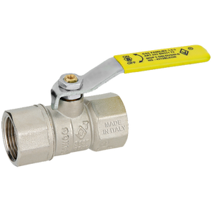 Raccordo a T 3/4\" F.F. Valvola a Sfera a Leva per Gas - Product Image 1