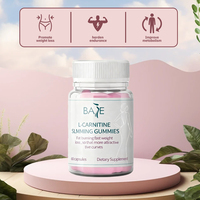 Bonbons gélifiés à la L-Carnitine et au vinaigre de cidre de pomme (ACV) pour adultes, 3 g par portion, complément alimentaire avancé pour la santé et la nutrition