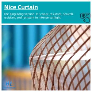 Malla de entrada marrón para el hogar, <span class=keywords><strong>mosquitera</strong></span> magnética, pantalla <span class=keywords><strong>enrollable</strong></span> para ventana, pantalla magnética para puerta - Product Image 4