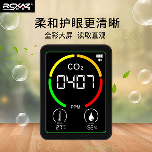 CO2 Detector 3 In 1 With Temp Humidity OLED Display USB Charging Air Quality Monitor - Product Image 2