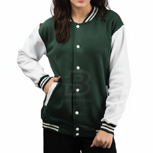 Top prix femmes Letterman veste haute qualité veste d'hiver 100% coton fait femmes Letterman veste pour femmes - Product Image 1